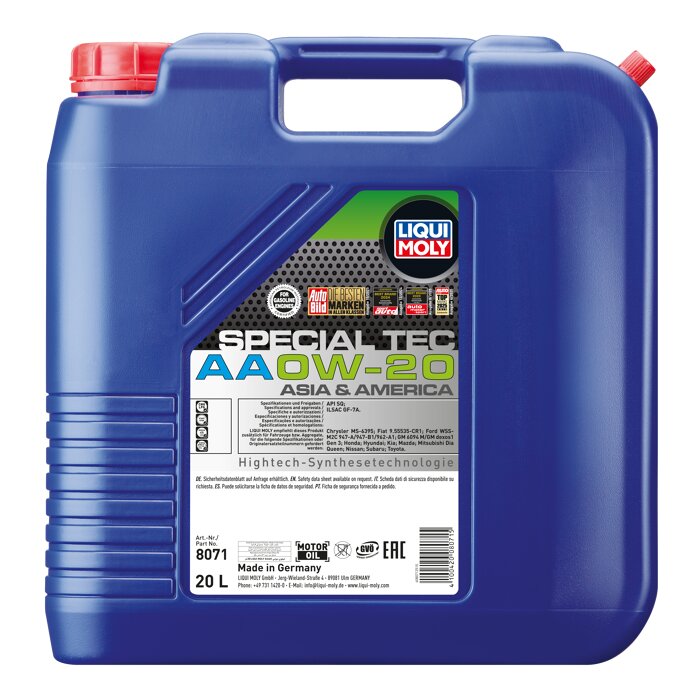 Special Tec AA 0W-20