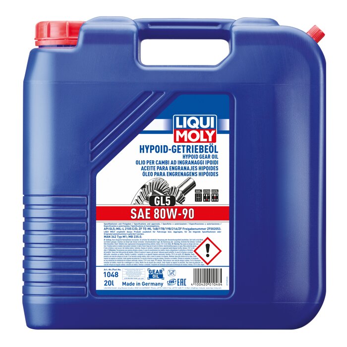 Hipoidālā transmisijas eļļa (GL5) SAE 80W-90