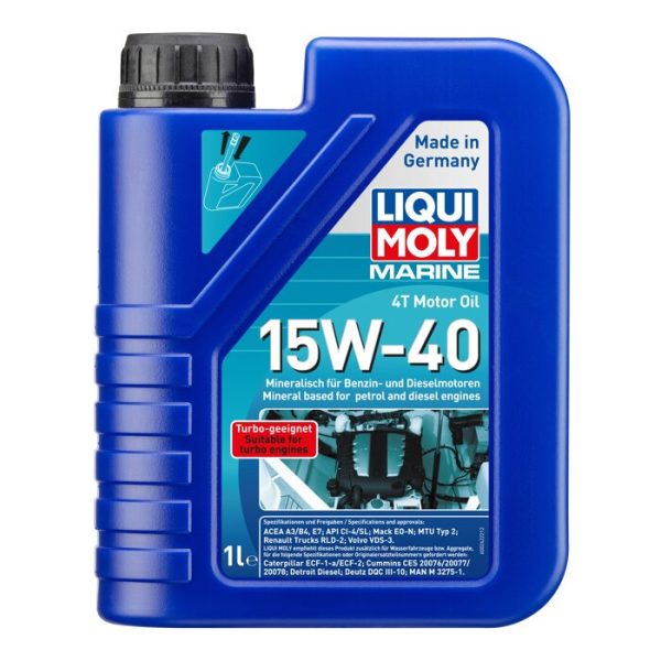 Marine 4T Motor Oil 15W-40 - Image 1