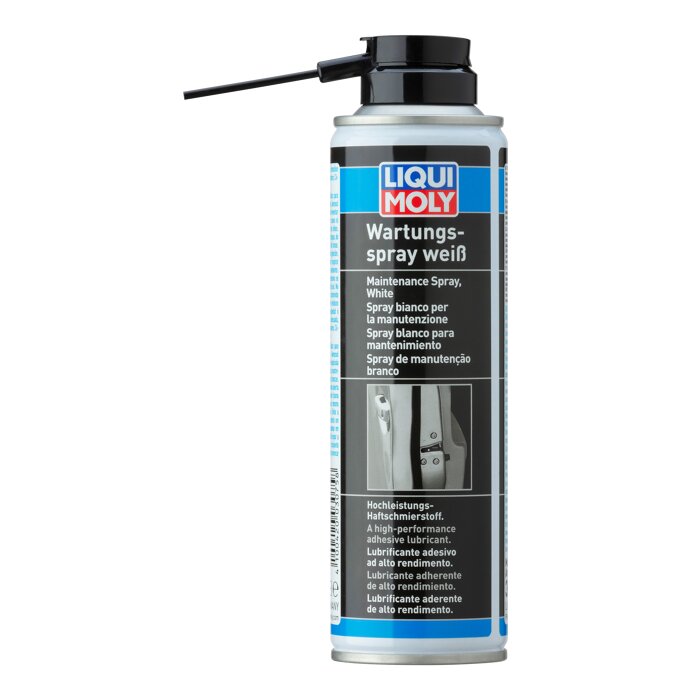 Apkopes aerosols baltā krāsā