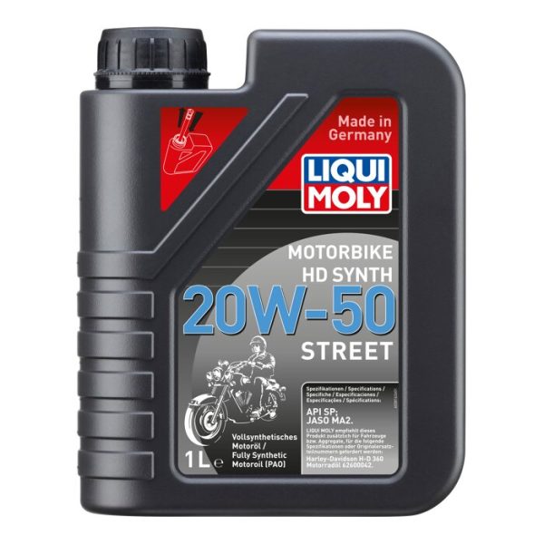 Sintētiskā Harley tipa motociklu eļļa 20W-50 - Image 1