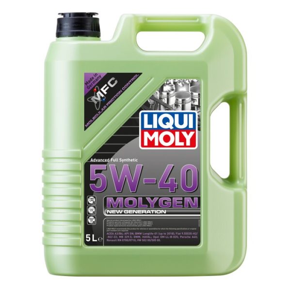 Molygen New Generation 5W-40 - Image 1